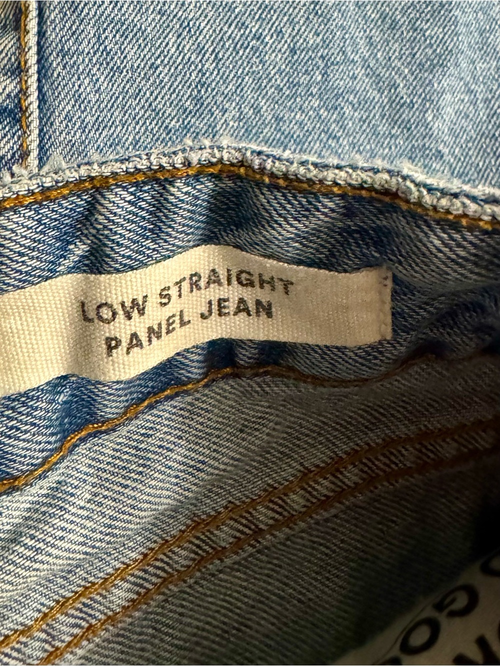 Cotton On Low Straight Panel Light Wash Jeans Size 8 - Picture 4 of 6